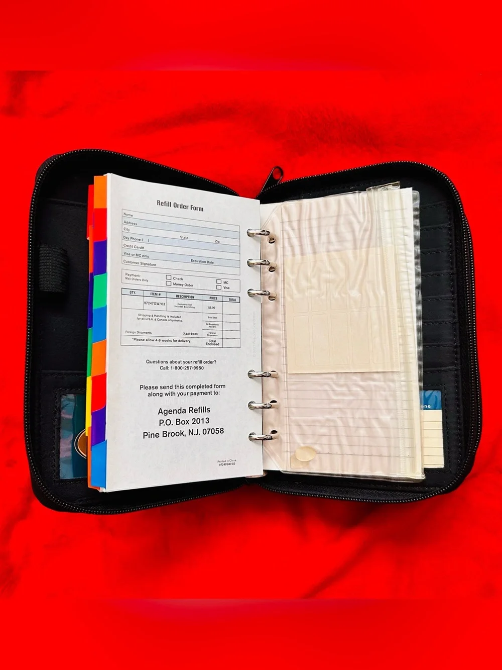 2001 Tiger Wallet Wiz all-in-one planner organizer
